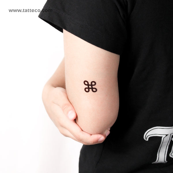 Looped Square Temporary Tattoo - Set of 3