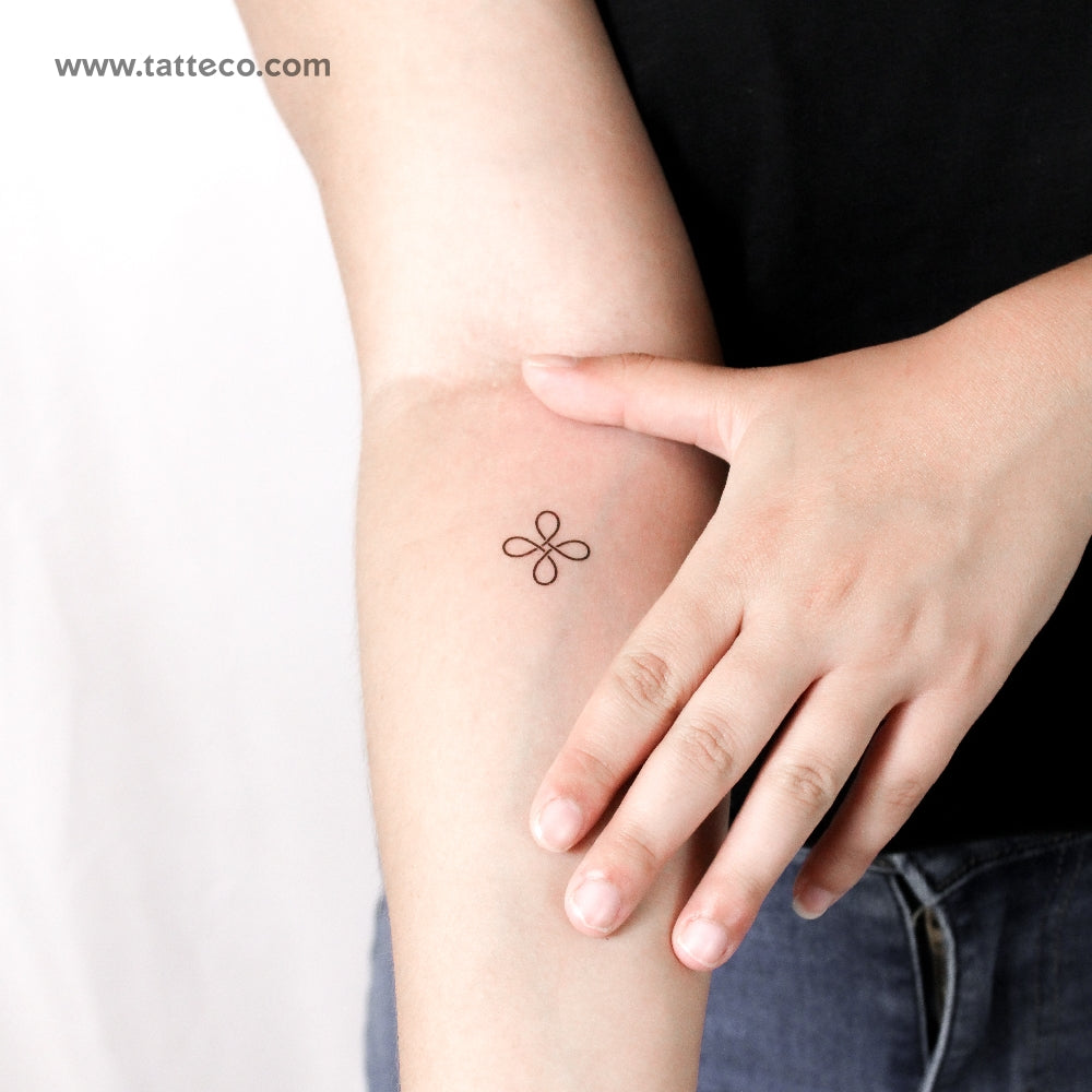 Good Luck Celtic Symbol Temporary Tattoo - Set of 3