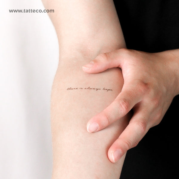 There Is Always Hope Temporary Tattoo - Set of 3