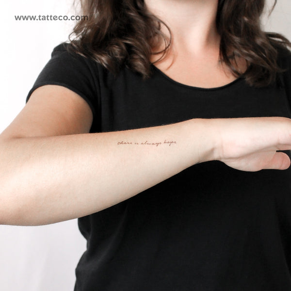 There Is Always Hope Temporary Tattoo - Set of 3