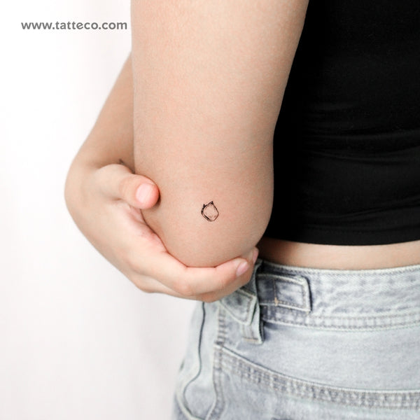 Clove Of Garlic Temporary Tattoo - Set of 3