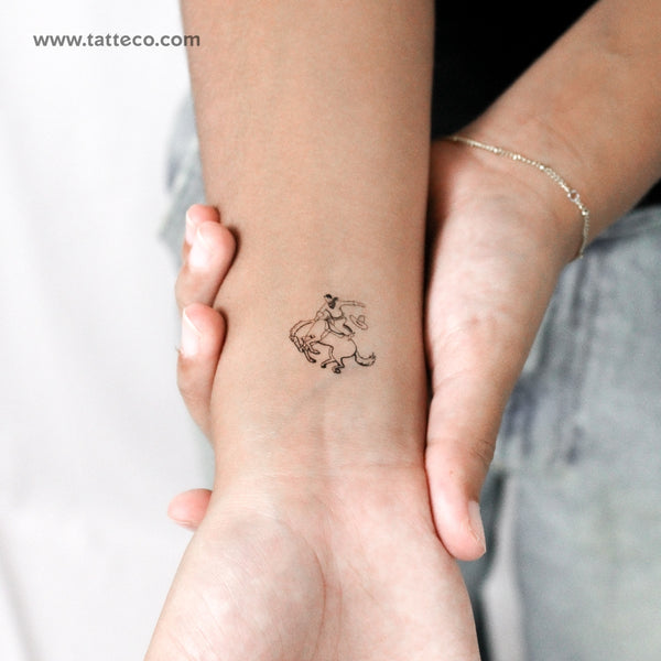 Rodeo Temporary Tattoo - Set of 3