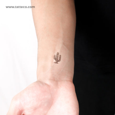 Saguaro Temporary Tattoo - Set of 3