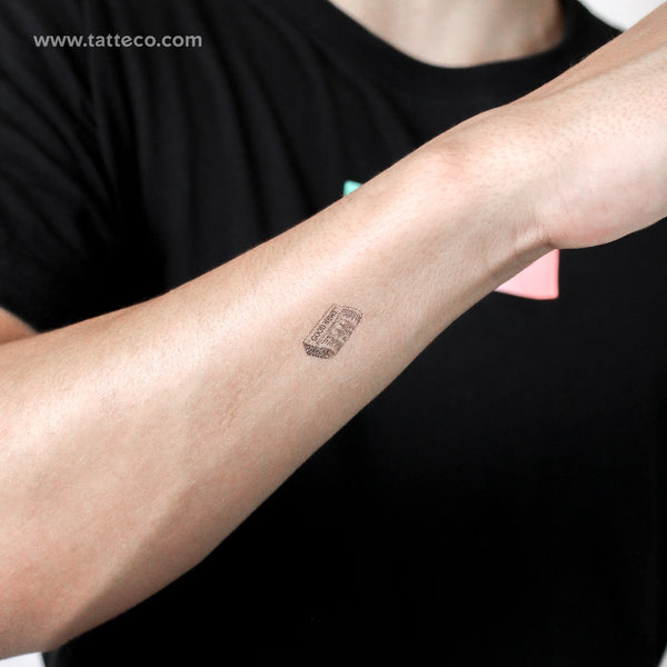 Newspaper Temporary Tattoo - Set of 3