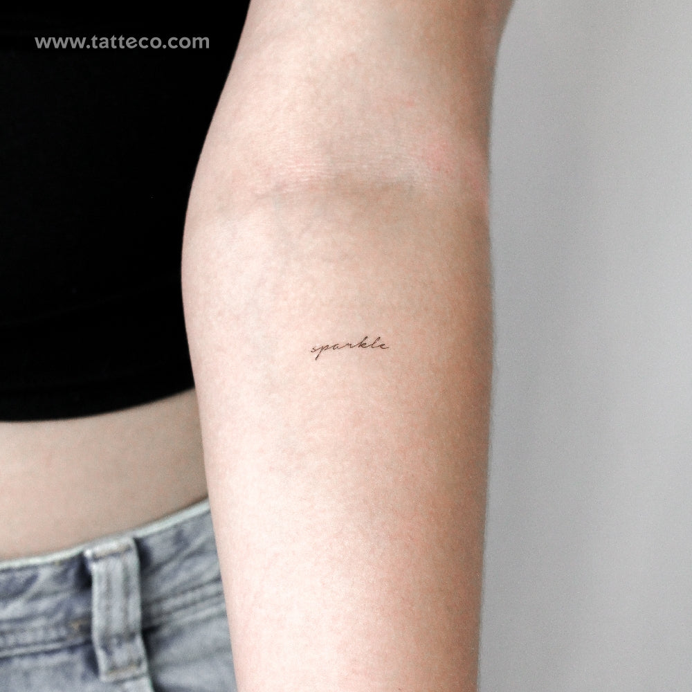 Tatuaje temporal brillante - Juego de 3