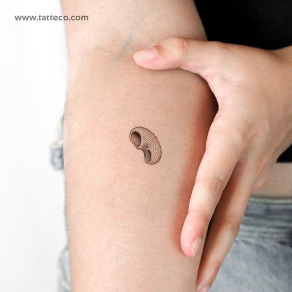 Pipe Rigate Pasta Temporary Tattoo - Set of 3