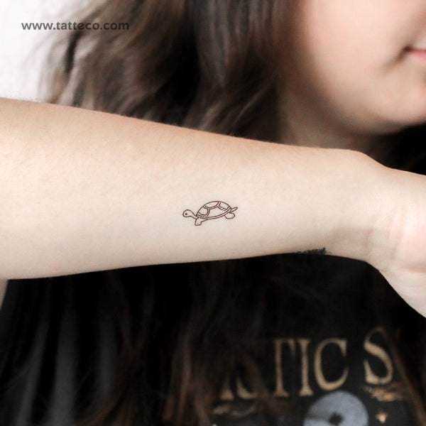 Tortoise Temporary Tattoo - Set of 3