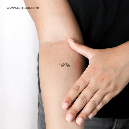 Tortoise Temporary Tattoo - Set of 3