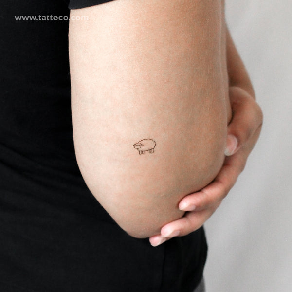 Sheep Temporary Tattoo - Set of 3