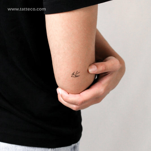 Tatuaje temporal de golondrina - Juego de 3