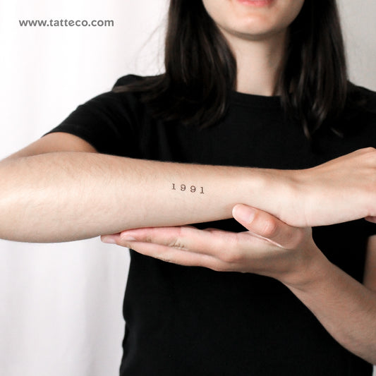 Tatuaje temporal de 1991 - Juego de 3