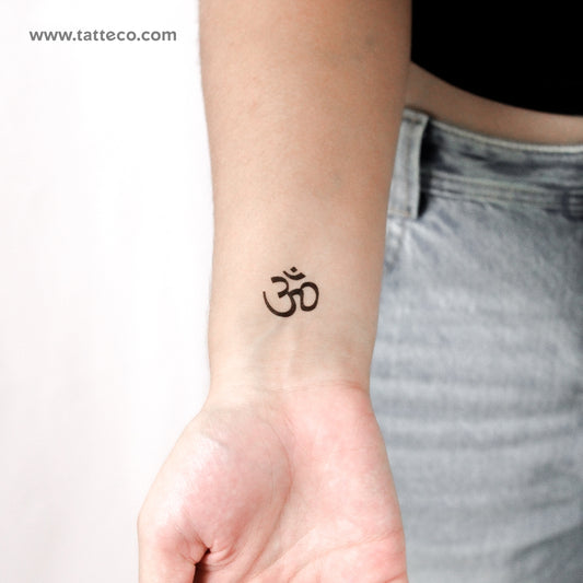 Tatuaje temporal Om - Juego de 3