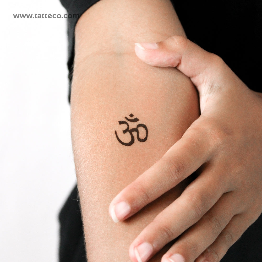 Tatuaje temporal Om - Juego de 3