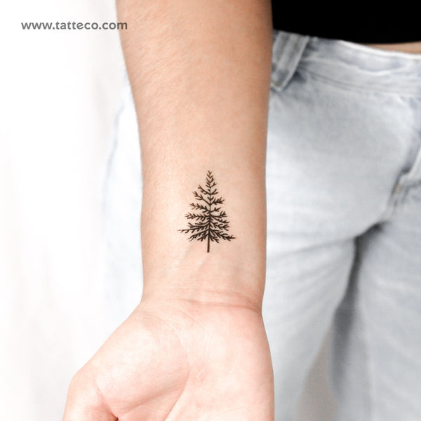 Pine Tree Temporary Tattoo - Set of 3