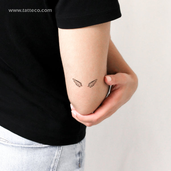 Pair of Wings Temporary Tattoos - Set of 3+3