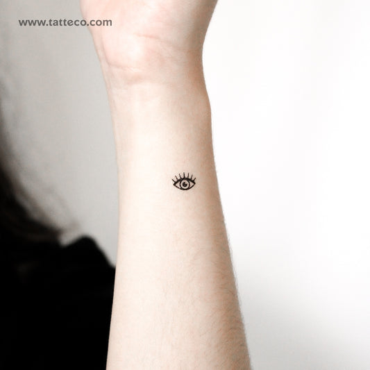 Tatuaje temporal de ojo pequeño - Juego de 3