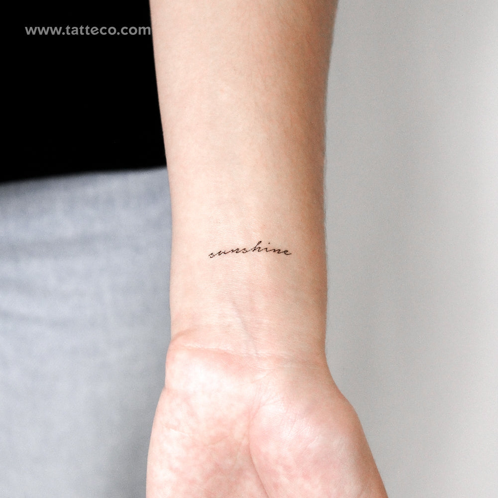 Sunshine Temporary Tattoo - Set of 3