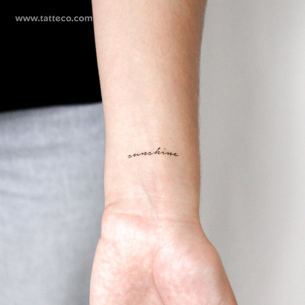 Sunshine Temporary Tattoo - Set of 3