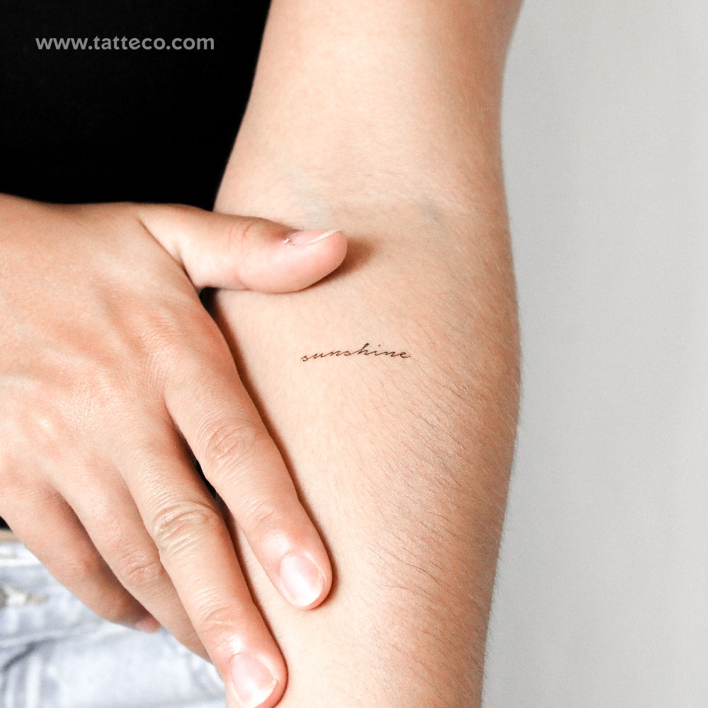 Sunshine Temporary Tattoo - Set of 3