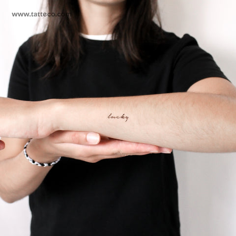 Lucky Temporary Tattoo - Set of 3