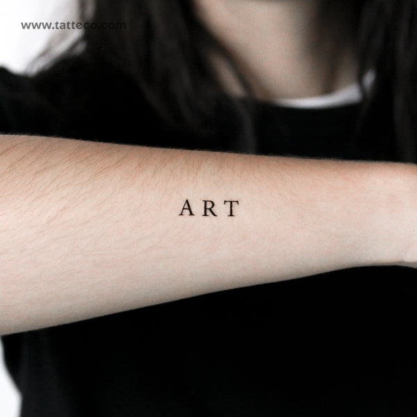 ART Temporary Tattoo - Set of 3