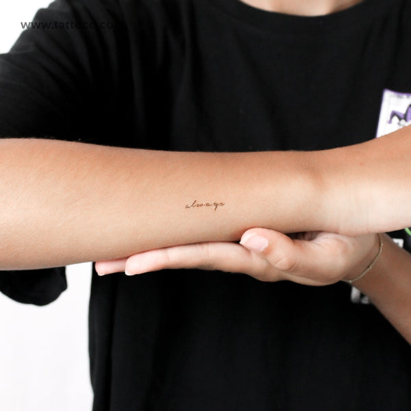 Small Always Temporary Tattoo - Set of 3