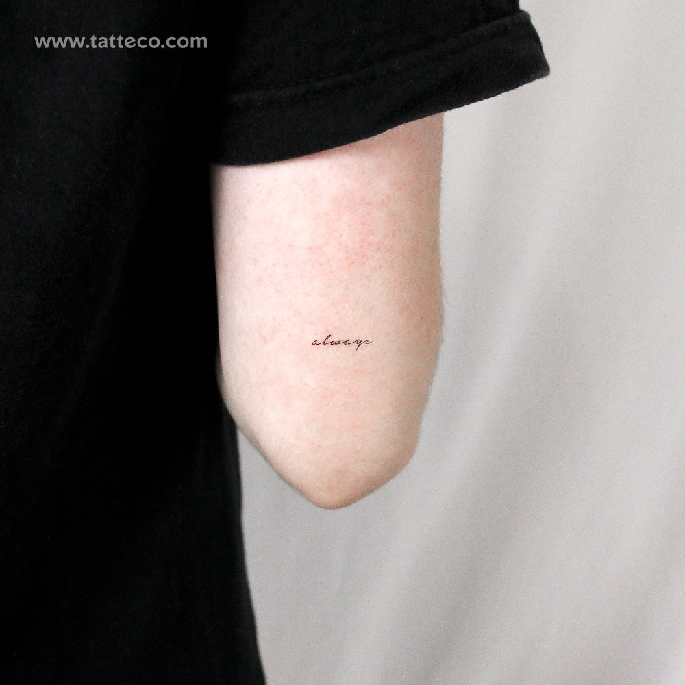 Small Always Temporary Tattoo - Set of 3