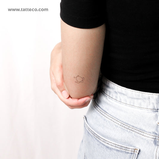 Turtle Temporary Tattoo - Set of 3