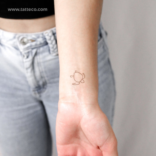 Turtle Temporary Tattoo - Set of 3