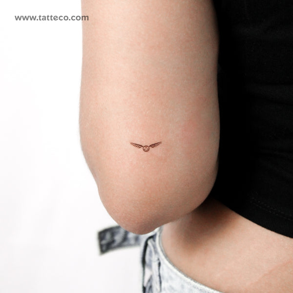Golden Snitch Temporary Tattoo - Set of 3