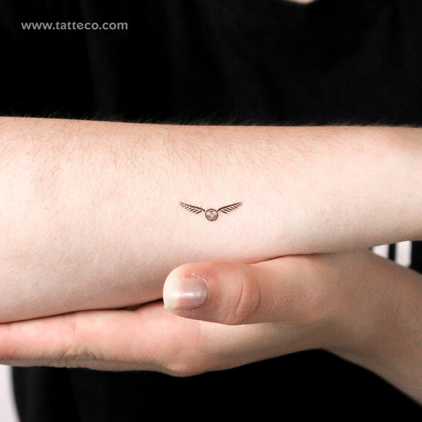 Golden Snitch Temporary Tattoo - Set of 3