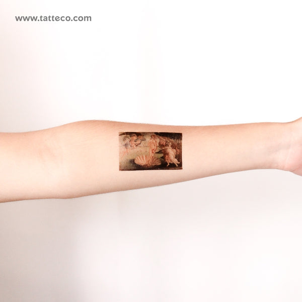 The Birth of Venus Temporary Tattoo - Set of 3