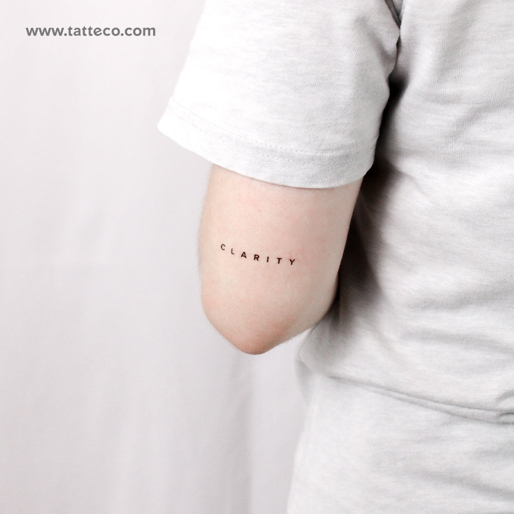 Clarity Temporary Tattoo - Set of 3
