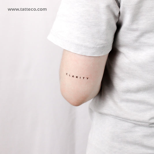 Tatuaje temporal Clarity - Juego de 3