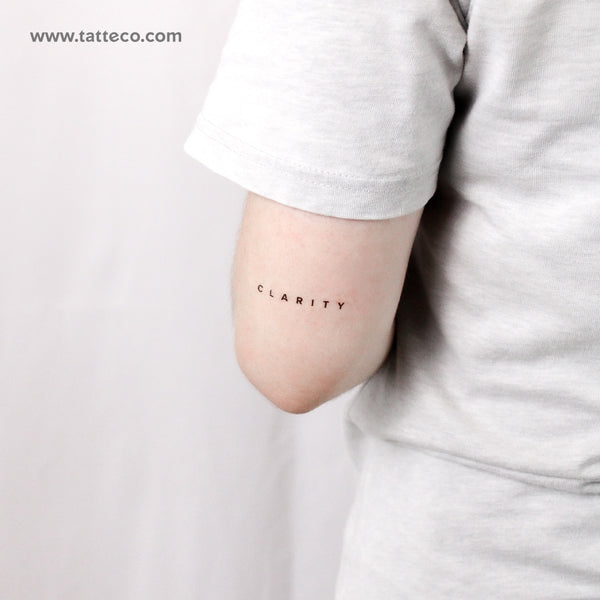 Clarity Temporary Tattoo - Set of 3