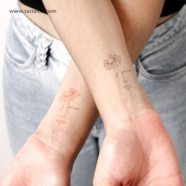 Flower Collection by Jakenowicz Temporary Tattoo Set