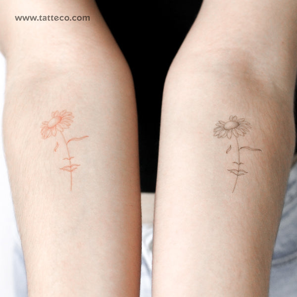 Flower Collection by Jakenowicz Temporary Tattoo Set