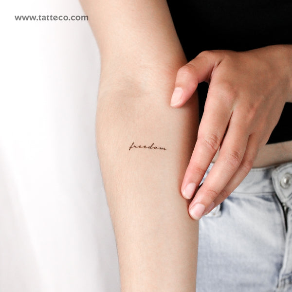 'Freedom' Temporary Tattoo - Set of 3