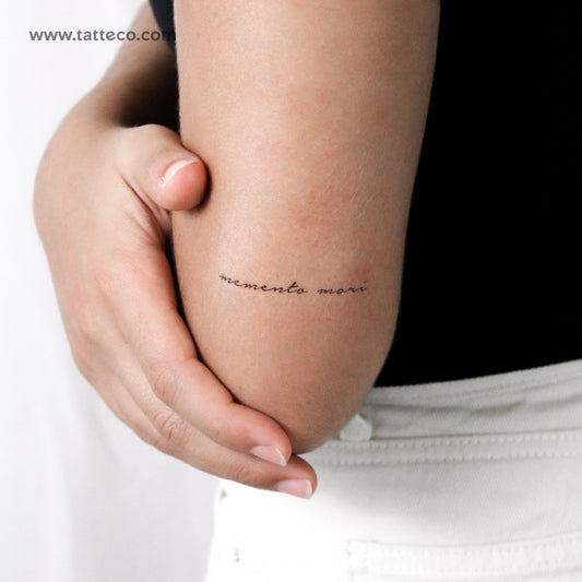 Tatuaje temporal Memento Mori - Juego de 3