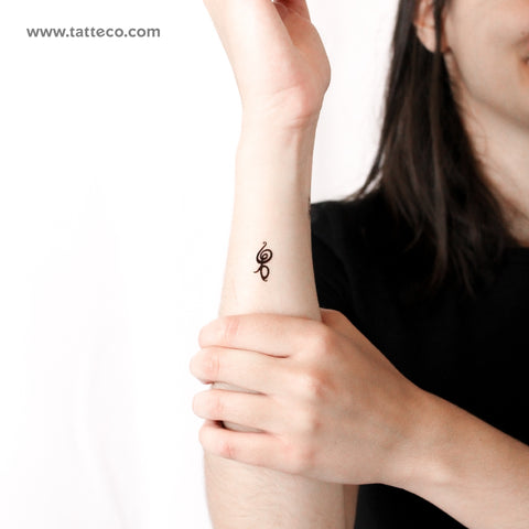 Hakuna Matata Symbol Temporary Tattoo - Set of 3