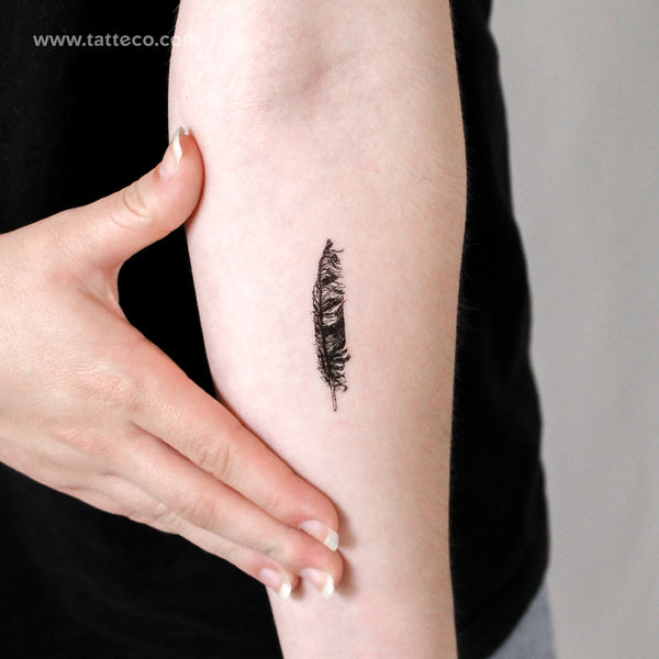 Feather Temporary Tattoo - Set of 3