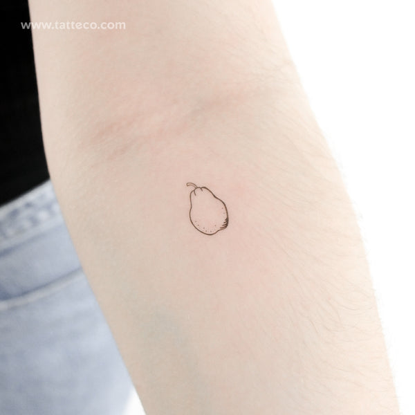 Little Pear Temporary Tattoo - Set of 3