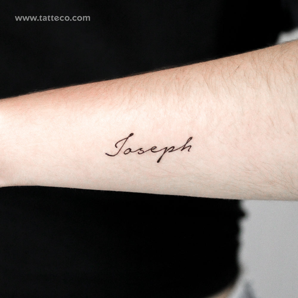Joseph Temporary Tattoo - Set of 3