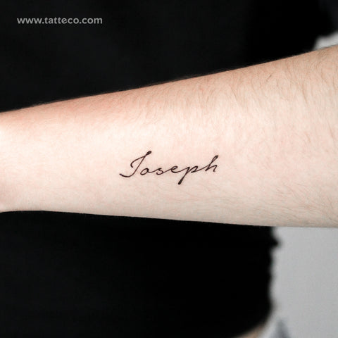 Joseph Temporary Tattoo - Set of 3