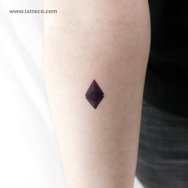 Translucent Ethereum Logo Temporary Tattoo - Set of 3