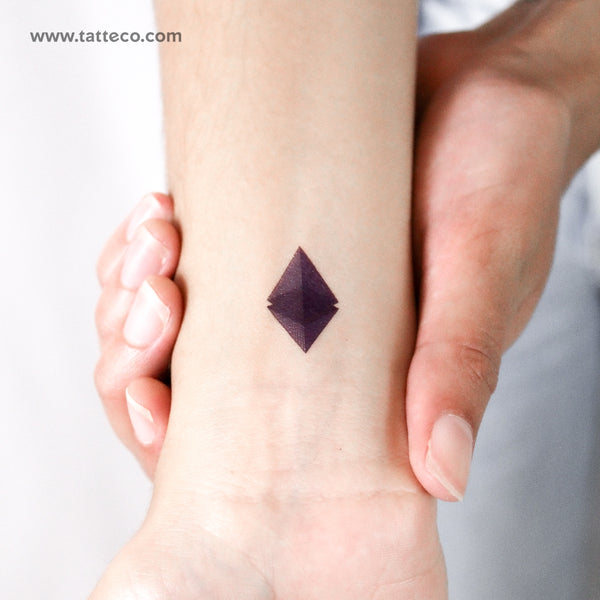 Translucent Ethereum Logo Temporary Tattoo - Set of 3