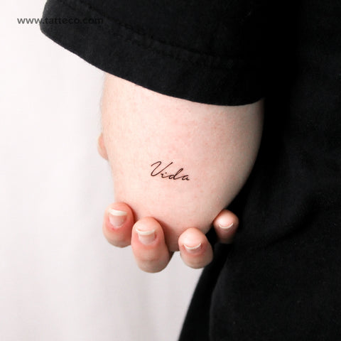 Vida Temporary Tattoo - Set of 3