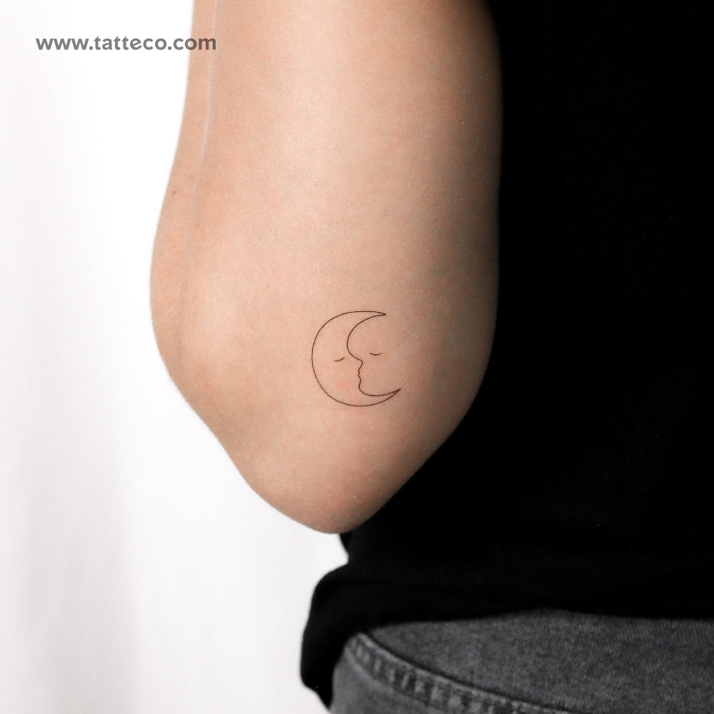 Moon Kiss Temporary Tattoo - Set of 3