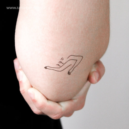Tatuaje temporal "Me encanta dormir" - Juego de 3