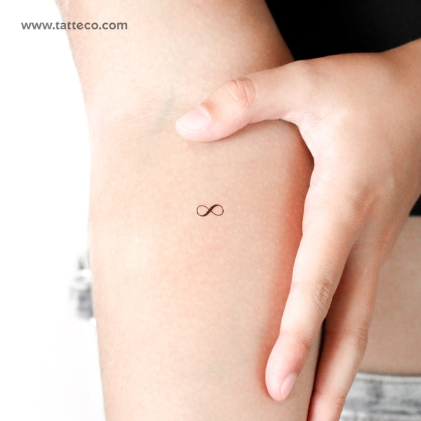 Little Infinity Symbol Temporary Tattoo - Set of 3